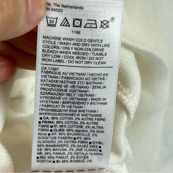 Athleta Sundown Alliance Cream Hoodie Size Medium - Picture 9 of 11